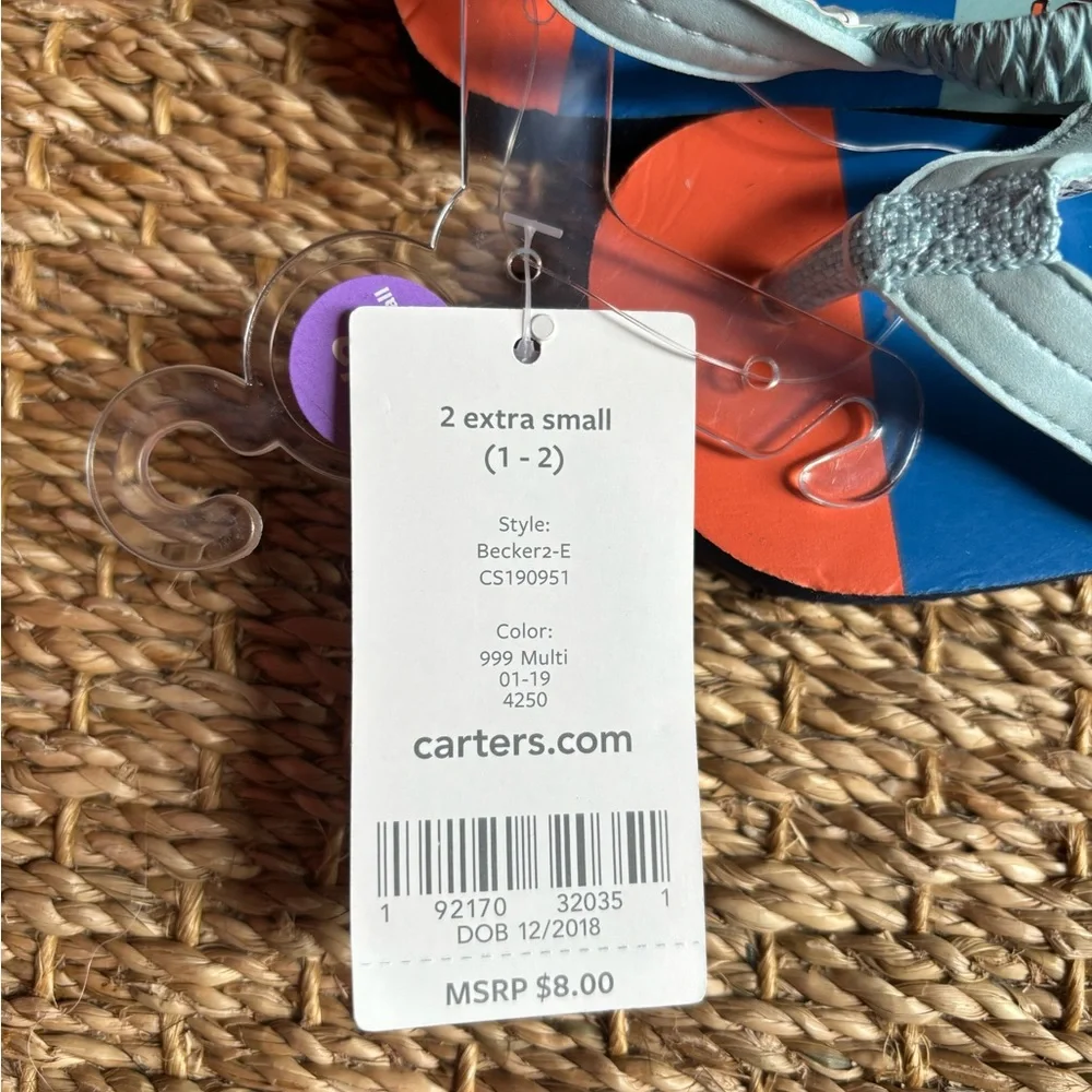 Carter’s Beach Baby Sandals Flip Flops